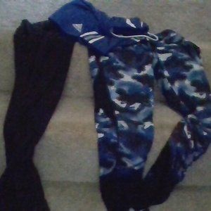 2 leggings and 1 shorts